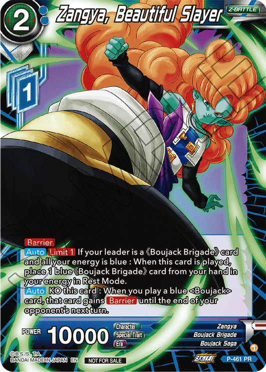 Zangya, Beautiful Slayer (Z03 Dash Pack) - Promotion Cards - Promo - P-461