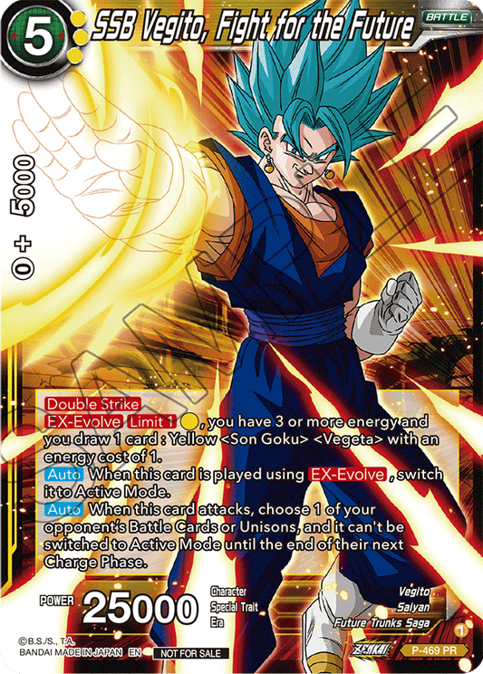 SSB Vegito, Fight for the Future (Z03 Dash Pack) - Promotion Cards - Promo - P-469