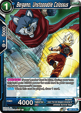 Bergamo, Unstoppable Colossus - Battle Evolution Booster - Rare - EB1-17