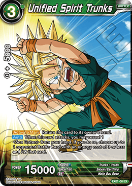 Unified Spirit Trunks (Foil) - Expansion Deck Box Set 01: Mighty Heroes - Expansion Rare - EX01-06