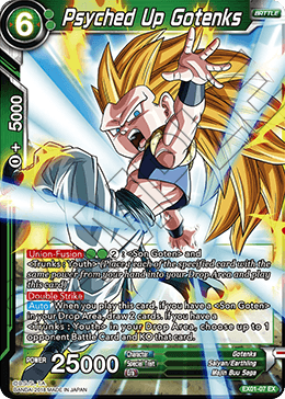 Psyched Up Gotenks (Foil) - Expansion Deck Box Set 01: Mighty Heroes - Expansion Rare - EX01-07