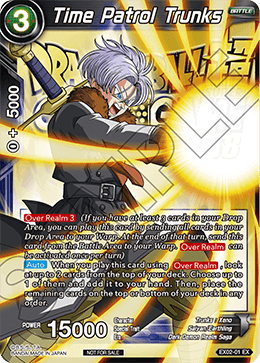 Time Patrol Trunks (Foil) - Expansion Deck Box Set 02: Dark Demon's Villains - Expansion Rare - EX02-01