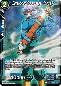 Determined Time Leaper Trunks - Expansion Deck Box Set 03: Ultimate Box - Expansion Rare - EX03-09