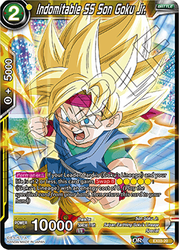 Indomitable SS Son Goku Jr. - Expansion Deck Box Set 03: Ultimate Box - Expansion Rare - EX03-20