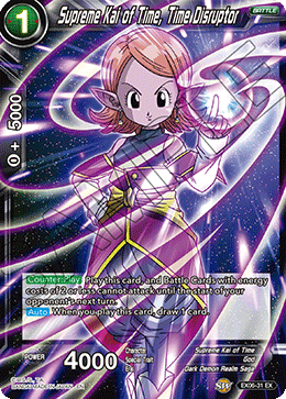 Supreme Kai of Time, Time Disruptor - Special Anniversary Set - Expansion Rare - EX06-31