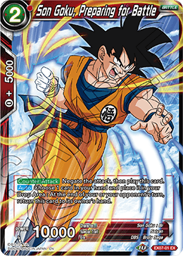 Son Goku, Preparing for Battle - Expansion Deck Box Set 07: Magnificent Collection - Fusion Hero - Expansion Rare - EX07-01