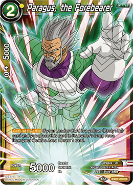 Paragus, the Forebearer - Expansion Deck Box Set 07: Magnificent Collection - Fusion Hero - Expansion Rare - EX07-09