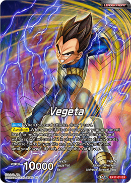 Vegeta // Vegeta, Candidate of Destruction - Expansion Deck Box Set 11: Universe 7 Unison - Expansion Rare - EX11-01