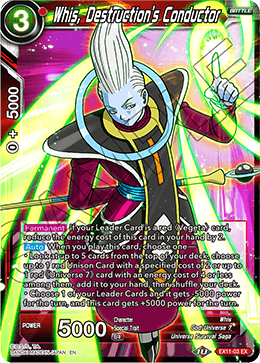 Whis, Destruction's Conductor - Expansion Deck Box Set 11: Universe 7 Unison - Expansion Rare - EX11-03