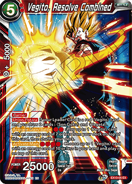 Vegito, Resolve Combined - Special Anniversary Set 2020 - Expansion Rare - EX13-05