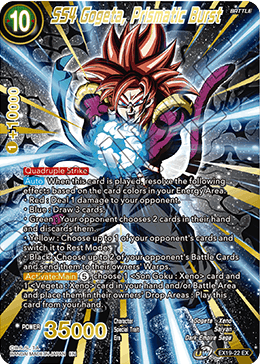 SS4 Gogeta, Prismatic Burst - Special Anniversary Set 2021 - Expansion Rare - EX19-22