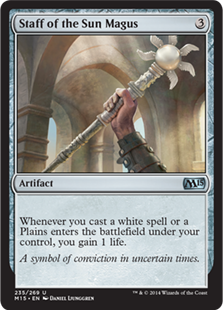 Staff of the Sun Magus - Magic 2015 (M15) - U - 235