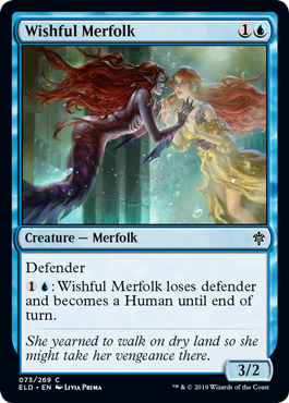 Wishful Merfolk - Throne of Eldraine - C - 73