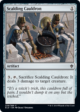Scalding Cauldron - Throne of Eldraine - C - 229