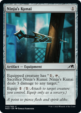 Ninja's Kunai - Kamigawa: Neon Dynasty - C - 252