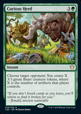 Curious Herd - Commander 2020 - R - 59