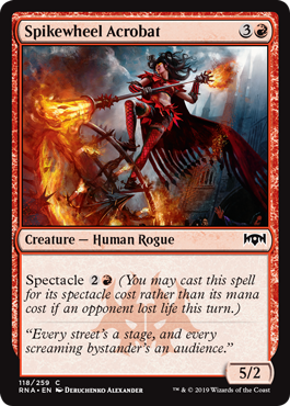 Spikewheel Acrobat - Ravnica Allegiance - C - 118