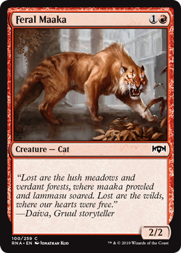 Feral Maaka - Ravnica Allegiance - C - 100