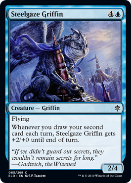 Steelgaze Griffin - Throne of Eldraine - C - 65