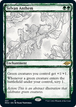 Sylvan Anthem (Showcase) - Modern Horizons 2 - R - 357