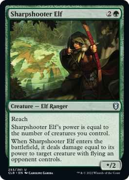 Sharpshooter Elf - Commander Legends: Battle for Baldur's Gate - U - 253