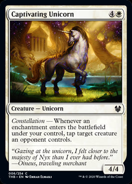 Captivating Unicorn - Theros Beyond Death - C - 6