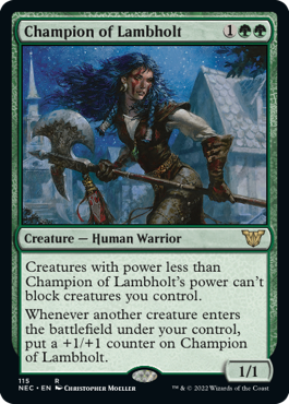 Champion of Lambholt - Commander: Kamigawa: Neon Dynasty - R - 115