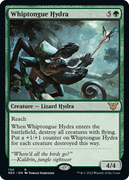 Whiptongue Hydra - Commander: Kamigawa: Neon Dynasty - R - 134