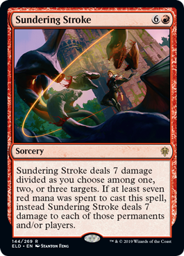 Sundering Stroke - Throne of Eldraine - R - 144