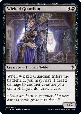 Wicked Guardian - Throne of Eldraine - C - 109