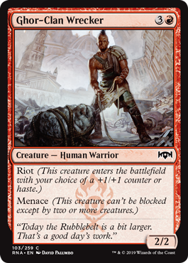 Ghor-Clan Wrecker - Ravnica Allegiance - C - 103