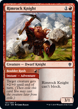 Rimrock Knight - Throne of Eldraine - C - 137