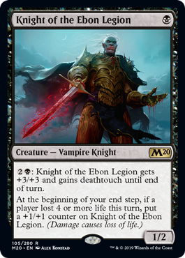 Knight of the Ebon Legion - Core Set 2020 - R - 105