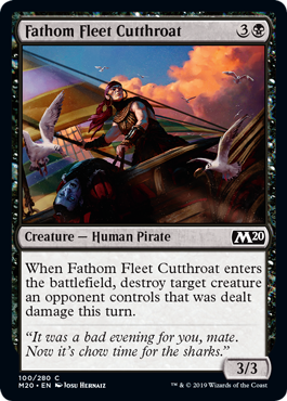 Fathom Fleet Cutthroat - Core Set 2020 - C - 100