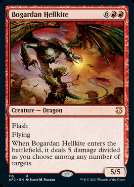 Bogardan Hellkite - Commander: Adventures in the Forgotten Realms - M - 115