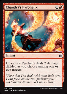 Chandra's Pyrohelix - War of the Spark - C - 120