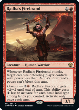 Radha's Firebrand - Dominaria United - R - 141