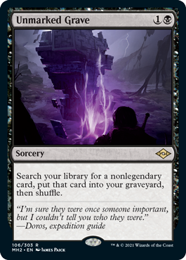 Unmarked Grave - Modern Horizons 2 - R - 106