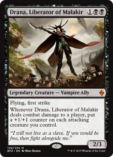 Drana, Liberator of Malakir - M - Battle for Zendikar - 109