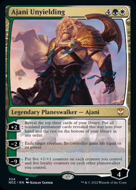 Ajani Unyielding - Commander 2020 - M - 201