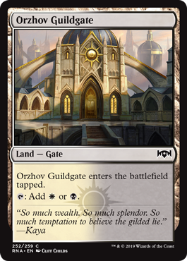 Orzhov Guildgate (252) - Ravnica Allegiance - C - 252