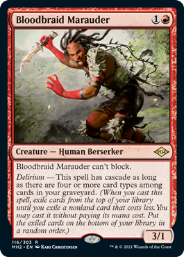 Bloodbraid Marauder - Modern Horizons 2 - R - 116