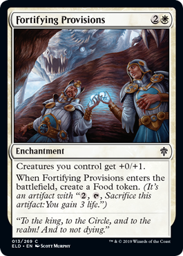 Fortifying Provisions - Throne of Eldraine - C - 13