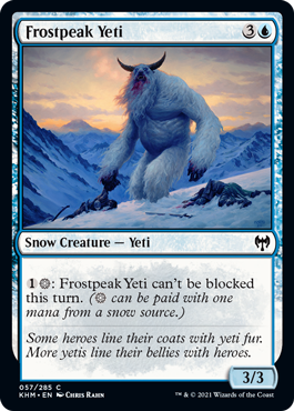 Frostpeak Yeti - Kaldheim - C - 57