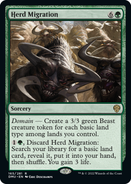 Herd Migration - Dominaria United - R - 165