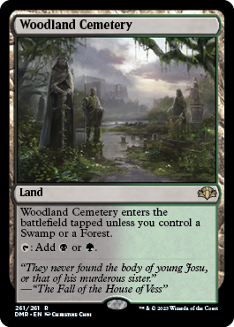 Woodland Cemetery - Dominaria Remastered - R - 261