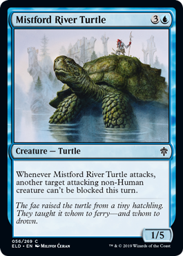 Mistford River Turtle - Throne of Eldraine - C - 56