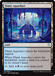 Dimir Aqueduct - Commander 2017 - U - 245