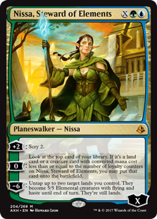 Nissa, Steward of Elements - Amonkhet - M - 204