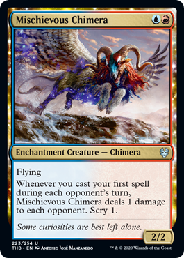 Mischievous Chimera - Theros Beyond Death - U - 223